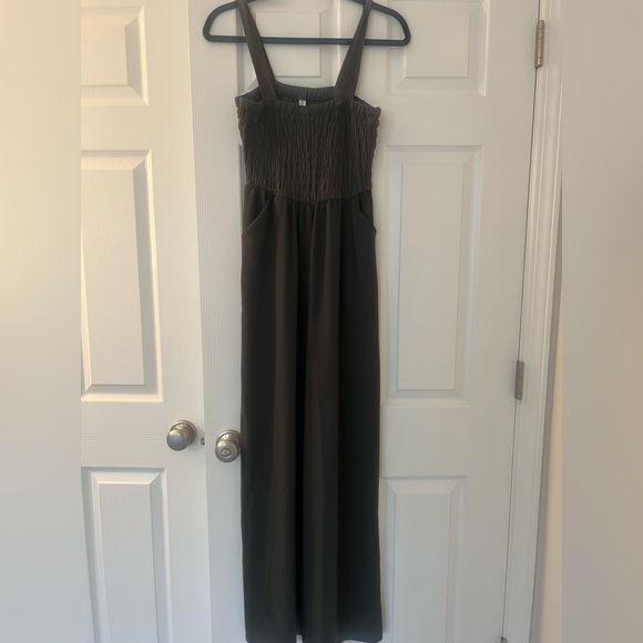 NWOT Zenana Knit Top and Woven Pants Jumpsuit Multiple Sizes Avail: M, XL - Picture 2 of 4